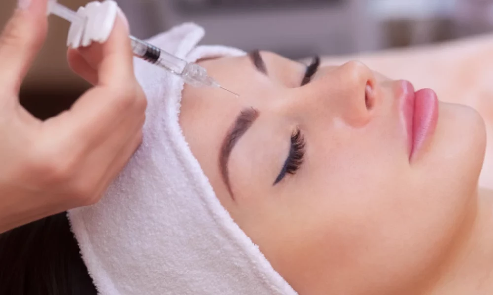 Woman Receiving Restylane Injections In Westfield